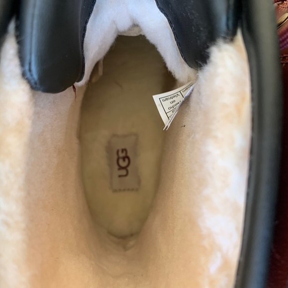 UGG KIRKSON BROWN  WATERPROOF LEATHER/ SHEEPWOOL BOOTS, MEN US  14 NIB - Picture 7 of 7